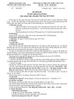 Kế hoạch thi đua chào mừng Ngày NGVN 20.11