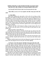 NHỮNG VẤN ĐỀ LÝ LUẬN CƠ BẢN VỀ CÔNG TÁC HẠCH TOÁN NGUYÊN VẬT LIỆU TRONG CÁC DOANH NGHIỆP SẢN XUẤT