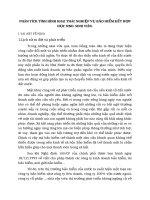 PHÂN TÍCH TÌNH HÌNH KHAI THÁC NGHIỆP VỤ BẢO HIỂM KẾT HỢP HỌC SINH  SINH VIÊN