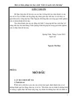 Đề tài chỉ đạo vở sạch chữ đẹp