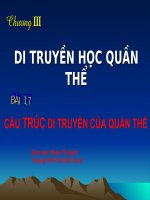 bai 16: cấu trúc di truyền của quần thể