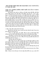 MỘT SỐ BIỆN PHÁP THÚC ĐẨY HOẠT ĐỘNG TIÊU TTSP Ở CÔNG TY TNHH CÁT LÂM