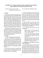 041_Tìm hiểu và vận dụng một số công nghệ tiên tiến trong phần mềm hướng đối tượng