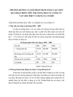 PHƯƠNG HƯỚNG VÀ GIẢI PHÁP NHẰM NÂNG CAO 3 KẾT QUẢ HOẠT ĐỘNG TIÊU THỤ HÀNG HOÁ CỦA CÔNG TY