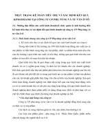 THỰC TRẠNG KÊ TOÁN TIÊU THỤ VÀ XÁC ĐỊNH KẾT QUẢ KINH DOANH TẠI CÔNG TY CP PHỤ TÙNG VÀ TƯ VẤN Ô TÔ