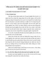 TỔNG QUAN VỀ CHÍNH SÁCH HỖ TRỢ DOANH NGHIỆP VỪA VÀ NHỎ VIỆT NAM