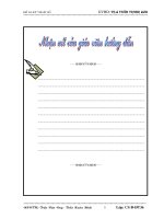 Thiết kế mạch điện điều khiển hai luồng giao thông tại một ngã tư