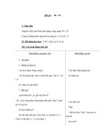 Tóan 2 - Bài 21, 22