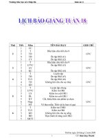 giáo án lớp 4 tuần 18