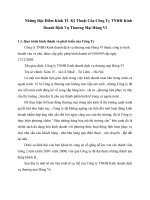 Những Đặc Điểm Kinh Tế  Kỹ Thuật Của Công Ty TNHH Kinh Doanh Dịch Vụ Thương Mại Hùng Vĩ