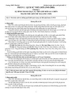 TÀI LIỆU HƯỚNG DẪN BỒI DƯỠNG HSG