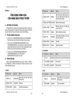 ỨNG DỤNG MINH HỌA CỬA HÀNG SÁCH TRỰC TUYẾN