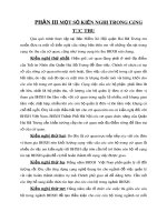 PHẦN III MỘT SỐ KIẾN NGHỊ TRONG CÔNG TÁC THU