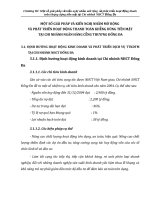 MỘT SỐ GIẢI PHÁP VÀ KIẾN NGHỊ NHẰM MỞ RỘNG