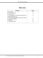 SKKN: Áp dụng PPDHĐM nhằm kích thích hứng thú học tập môn Ngữ Văn cho HSTHCS