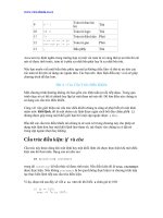 Các cấu trúc điều khiển