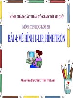 vẽ hình elip, hình tròn- Q2