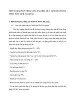 MỘT SỐ GIẢI PHÁP NHẰM NÂNG CAO HIỆU QUẢ   KINH DOANH TẠI NHNO  PTNT TỈNH  HÀ GIANG