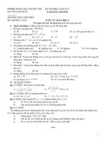 Đề Toán 9 HK I (2004-2005)