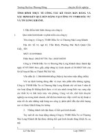 TÌNH HÌNH THỰC TẾ CÔNG TÁC KẾ TOÁN BÁN HÀNG VÀ XÁC ĐỊNH KẾT QUẢ BÁN HÀNG TẠI CÔNG TY TNHH ĐẦU TƯ VÀ TM LONG KHÁNH