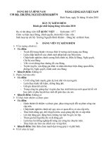 kiểm điểm đảng viên năm 2010