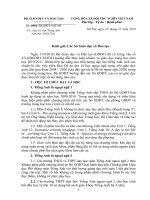 Dạy và học tiếng Anh năm học 2010-2011