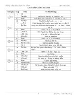 GIÁO ÁN LỚP 4 TUẦN 13 ( CKTKN) DUNG..