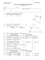 trắc nghiệm Hình 8