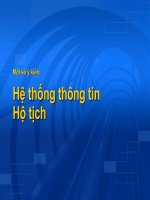 Hệ thống thông tin hộ tịch