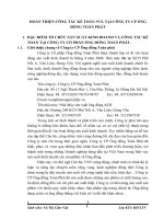 HOÀN THIỆN CÔNG TÁC KẾ TOÁN NVL TẠI CÔNG TY CP ỐNG ĐỒNG TOÀN PHÁT