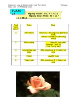 Giáo án lớp 3 tuần 27  thứ tư, 5,6