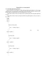 Chương 6 Tương ứng bội và phương thức ảo Phương thức ảo và tương ứng bội