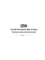 The JSP Files (Part 6) - State of Grace