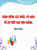 tiết 31. phương trình bậc nhất hai ẩn