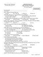 Thi thử HK II Sinh_10 số 1