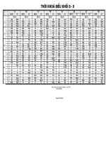 TKB tuần 13 (thực hiện từ 08/11/2010)