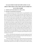 LÝ LUẬN CƠ BẢN VỀ KẾ TOÁN TIỀN LƯƠNG VÀ CÁC KHOẢN TRÍCH THEO LƯƠNG TRONG DOANH NGHIỆP SẢN XUẤT CÔNG NGHIỆP