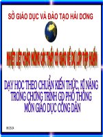 Tap huan giao vien CHUAN KIEN THUC, KI NANG 15-12-2010.ppt