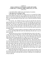 Đảng lãnh đạo cách mạng xã hội chủ nghĩa ở miền bắc và kháng chiến chông mỹ cứu nước 1954- 1975