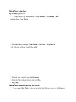 Thiết kế bảng màu riêng