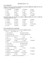 On tap tieng anh 10 CB