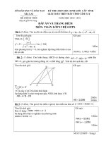 DA MTCT toán 12-GDTX