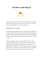 Văn hóa e-mail công sở