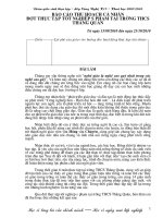 Báo cáo thu hoạch thực tập