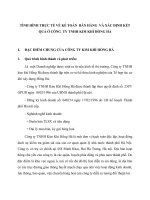 TÌNH HÌNH THỰC TẾ VỀ KẾ TOÁN  BÁN HÀNG  VÀ XÁC ĐỊNH KẾT QUẢ Ở CÔNG  TY TNHH KIM KHÍ HỒNG HÀ