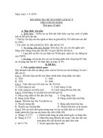 Bài kiểm tra 45 phút lớp 8 theo CKTKN