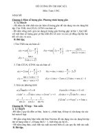 Đề cương ôn tập 11A (2010- 2011)