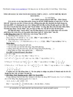 Bất đẳng thức luyện thi đại học