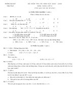 De thi KSCL HK1 - Toan 6