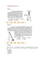 Trắc nghiệm dao động điều hòa - Đề 4